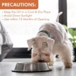 SKIPPER'S Cold Pressed Salmon Oil for Dogs & Cats - 100% Fresh Icelandic Omega 3 & 6 Oil Supplement, Supports Skin and Coat, Aids Joint Mobility, Brain & Eye Health | Can Added To Meals (250ml) - Image 5