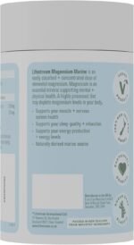 Lifestream Natural Magnesium Supplement from Sea Vegetables Supports Muscle Relaxation Sleep and Energy Plant-Based Vegan Friendly Easy Absorption Formula 120 Capsules - Image 4