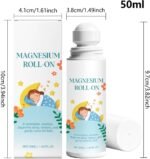 Magnesium Lotion, with Natural Relaxation Formula, 50ml, Magnesium Cream Roll-On, Juniors Bedtime Lotion, Safe and Moisturizes, for Children, Teens, Girls, Boys, Home, Bedtime - Image 7
