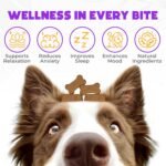 Hemp Calming Chews For Dogs Anxiety 150 pcs - Dog Anxiety Relief Chews - For stress, travel, check-up, barking or grooming - Calming Treats - Chicken - Image 3