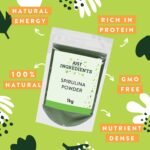 JustIngredients Spirulina Powder 1kg, Delicious Food Supplement, Natural Colouring in Smoothies, Bakes or Teas - Image 3