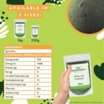 JustIngredients Spirulina Powder 1kg, Delicious Food Supplement, Natural Colouring in Smoothies, Bakes or Teas - Image 4