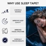 Sleep Tape Affirmations Edition - Looksmaxxing, Helps Nasal Breathing, Prevents Snoring, Improves Facial Structure, Tongue Posture, Strong + Comfortable Adhesion, Sports Friendly (30 Strips) - Image 4