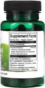 Swanson - Holy Basil Extract, 400mg | Stress and Immune Support - 60 Veggie Capsules - Image 3
