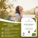Super Omega 3 1000mg | High Strength 270mg EPA + 180mg DHA Fish Oil | 60 Softgel Capsules UK Made | 1 Capsule Daily (2 Month Supply) - Image 3