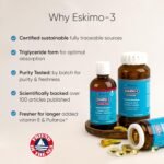 Eskimo-3 Fish Oil Liquid by Metagenics - Source of Omega-3 and Essential Fatty Acids EPA & DHA - Lime, 210ml - Image 4