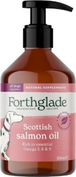 Forthglade Scottish Salmon Oil for Dogs (1 x 500ml), UK Sourced Omega 3 Fish Oil Dog Joint Supplement for Pets Aged 4+ Months, 100% Natural Premium Quality Dog Vitamins for Everyday Wellbeing - Image 3