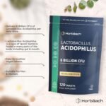 Lactobacillus Acidophilus ProBio 6 Billion CFU | High Strength Bio Cultures ProBio | 120 Vegan Tablets for Men & Women | by Horbaach - Image 3