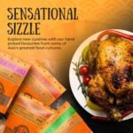 Spice Cartel's Asian Street Food Gift Box Collection of Artisanal Herb & Spice Blends from Across Asia. Hand Made with Love in The UK. 4 * 35g Resealable Pouches. - Image 5