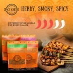 Spice Cartel's Asian Street Food Gift Box Collection of Artisanal Herb & Spice Blends from Across Asia. Hand Made with Love in The UK. 4 * 35g Resealable Pouches. - Image 6
