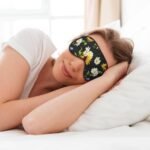 Sunflowers Chamomile Print Versatile Eye Mask Full Coverage Sleep Aid Lightweight Breathable Travel Camping - Image 7