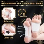Detox Foot Patches, Foot Pads, 40pcs Natural and Gentle Detox Foots Pads, Foots Patches to Deep Cleansing, Improve Sleep Quality, Relieve Body Stress - Image 4