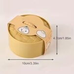 Giant Dumpling Squishy, Jumbo Dumpling Squishy Toy with Steamer Box, Stress Relief Sensory Ball Emotional Support Dumplings, Squeeze Decompression Dough Fidget Toy for Anxiety Relief(White) - Image 5