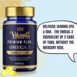 Premium Plus Omega-3 – 1440mg Total EPA & DHA – High Strength Fish Oil from Sustainable Sources – Brain, Heart & Vision Support – 60 Softgels – Made in USA - Image 6