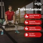 Turkesterone Supplement - 1200mg Ajuga Turkestanica Extract Standardized to 20% Turkesterone, Max Strength for Bodybuilding, 120 Vegan Capsules, 2 Package - Image 3