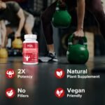 Turkesterone Supplement - 1200mg Ajuga Turkestanica Extract Standardized to 20% Turkesterone, Max Strength for Bodybuilding, 120 Vegan Capsules, 2 Package - Image 4