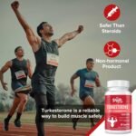 Turkesterone Supplement - 1200mg Ajuga Turkestanica Extract Standardized to 20% Turkesterone, Max Strength for Bodybuilding, 120 Vegan Capsules, 2 Package - Image 5