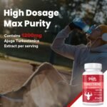 Turkesterone Supplement - 1200mg Ajuga Turkestanica Extract Standardized to 20% Turkesterone, Max Strength for Bodybuilding, 120 Vegan Capsules, 2 Package - Image 6