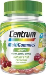 Centrum Multivitamin & Mineral MultiGummies, Cherry, Berry & Orange Natural Fruit Flavouring, Includes Essential Vitamins D, B12 & C, 30 Chewable Gummies (Pack of 2) - Image 4