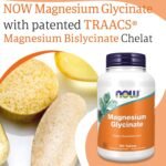 Now Foods, Magnesium Glycinate, 200mg Magnesium, 180 Vegan Tablets, Lab-Tested, Vegetarian, Gluten Free, Soy Free, Non-GMO - Image 4