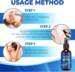 Pure Magnesium Oil Spray, Magnesium Spray for Sleep & Pain Relief, 100% Natural Muscle RelaxationSpray with Menthol, Non-Sticky Portable MagnesiumSpray to Improve Muscle Tone, 60ml - Image 6