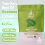 Organic Shiitake Mushroom Powder 10X Strength - Supplement for Sport Recovery, Immune, Bone & Heart Health - Beta Glucans & Vitamin D | HIGH Potency 10:1 Extract - 56 Servings (56g) - Image 6