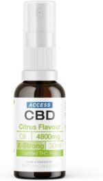 Access CBD Citrus CBD Oil 4800mg | Wellness Support | Daily Use | THC-Free | Extra Strong Strength CBD Spray | Natural Citrus Flavour | 30ml - Image 3