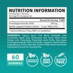 Probiotic Gummies for Digestive Support and Gut Health with 1 Billion CFU of Shelf Stable Microorganisms | Non-GMO, Gluten Free and Vegetarian Friendly | 2 Month Supply Mixed Berry Gummies - Image 5
