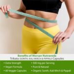 Morsan Nutraveda's Trikatu (Pippali, Kali Mirch, Sonth Extract Capsules, Herbal Supplement, Pack of 60 Veg. Capsules 500 mg. Each (Pack of 1) - Image 7