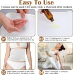 Castor Oil Waist Wrap with Organic Cotton, Reusable Castor Oil Compress and Pack Kit with 6 Adjustable Straps for Women Men Liver Detox Stomach Belly - Image 5