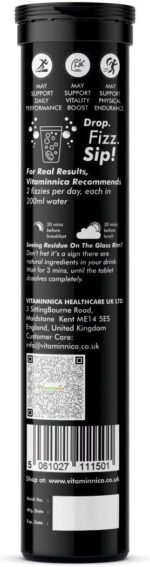 Vitaminnica Shilajit 20 Effervescent Tablets- Orange Flavour | Pure Himalayan Shilajit | Energy, Strength, Stamina & Recovery Support (Pack of 4) - Image 8