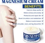 Magnesium Cream for Sleep 100g, Calm Magnesium Butter, for Leg Cramps, Muscle Relaxation & Sleep Support, Moisturizing Body & Skin, Topical Magnesium Chloride (100g) - Image 3