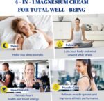 Magnesium Cream for Sleep 100g, Calm Magnesium Butter, for Leg Cramps, Muscle Relaxation & Sleep Support, Moisturizing Body & Skin, Topical Magnesium Chloride (100g) - Image 6