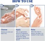 Magnesium Cream for Sleep 100g, Calm Magnesium Butter, for Leg Cramps, Muscle Relaxation & Sleep Support, Moisturizing Body & Skin, Topical Magnesium Chloride (100g) - Image 7