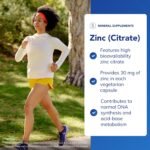 Pure Encapsulations Zinc (Citrate) 30mg - Highly Bioavailable Zinc Supplement - for Immune and Metabolism Support - for Hair, Skin & Nails - 60 Vegetarian Capsules - Image 3