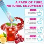 Yerba Mate Instant Tea Powder -Super Yerba Mate Raspberry Lemonade |30 Servings Clean Energy & Gut Health | Low Sugar with Probiotics - Image 4