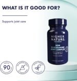Higher Nature - MSM Glucosamine Joint Complex - Vitamin C, Copper, Zinc & Botanical Complex Tablets for Women & Men - Vegetarian & Vegan - 90 Tablets - Image 3