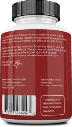 Ancestral Supplements Grass Fed Beef Heart Supplement, Non-GMO CoQ10 Supplement with No Fillers or Flow Agents Supports Heart Health and Mitochondrial Health, 180 Capsules - Image 3