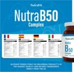 Nutra B50 Complex High Strength | Vegan 30 Tablets| Multivitamin Tablets - Folic Acid, Vitamin B, Vitamin C| Reduce Tiredness & Fatigue Whilst Supporting Your Immunce System - by NutraVit - Image 6