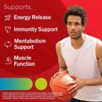 Centrum MultiGummies Energy Release Mixed Berry, Gummy Multivitamins for Adults, Natural Fruit Flavouring, Includes key vitamins D, B6, B12, 60 ct - Image 4