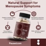 Paused Menopause Tablets - 60 Capsules | All-in-One Formula with Calcium, Vitamins & Herbal Extracts | for Women's Wellbeing and Vitality - Image 3