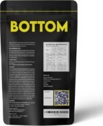 Bottom - Fiber Supplement - Psyllium Husk, Flaxseed & Aloe Vera - Digestive Support, Healthy Regularity & Daily Fiber for Men - 45 Capsules - Image 4