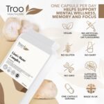 Troo Health Care Lion's Mane Mushroom Complex 120 Capsules - 1500mg Lions Mane 30% Polysaccharides with Acerola Cherry Vitamin C & Black Pepper Extract Supplement - Made in United Kingdom - Image 4