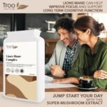Troo Health Care Lion's Mane Mushroom Complex 120 Capsules - 1500mg Lions Mane 30% Polysaccharides with Acerola Cherry Vitamin C & Black Pepper Extract Supplement - Made in United Kingdom - Image 6