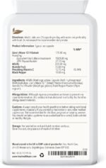 Troo Health Care Lion's Mane Mushroom Complex 120 Capsules - 1500mg Lions Mane 30% Polysaccharides with Acerola Cherry Vitamin C & Black Pepper Extract Supplement - Made in United Kingdom - Image 9