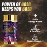 Vitaminnica Shilajit 24K Gold- 60 Capsules, Original Himalayan Shilajit- Gold Grade 100% Pure | Rich in Fulvic & Humic Acid, Minerals | Immune System & Vitality Booster | Vegan - Image 3
