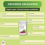 Universe Unleashed 300g Powder | Organic Superfoods & Bio Active Enzyme Combination, Complete Vegan Immune Boosting & Body Alkalising Nourishment Complex Absolute Detoxification - Image 5