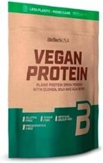 BioTechUSA Vegan Protein | Rice and Pea-Based Shake with Superfoods and Amino Acids | Sugar, Lactose, and Gluten-Free, 500 g, Forest Fruit - Image 4