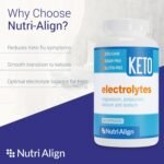 Nutri-Align Keto Electrolytes | 90 Electrolyte Capsules | Sodium Potassium Magnesium Electrolytes | Sugar Free Electrolytes 300mg Magnesium Citrate, 297mg Potassium & 100mg Calcium & Sodium - Image 4