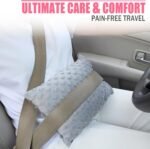 Tummy Tuck Pillow with Pocket Hysterectomy Pillows Hysterectomy Recovery Must Haves Gifts for Abdominal Surgery Tiny Cough Cushion Minky Dot Light Gray - Image 6